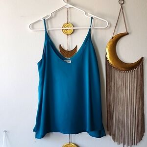 Aquamarine sleeveless dressy top